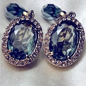 Elegant vintage Monet clip on earrings